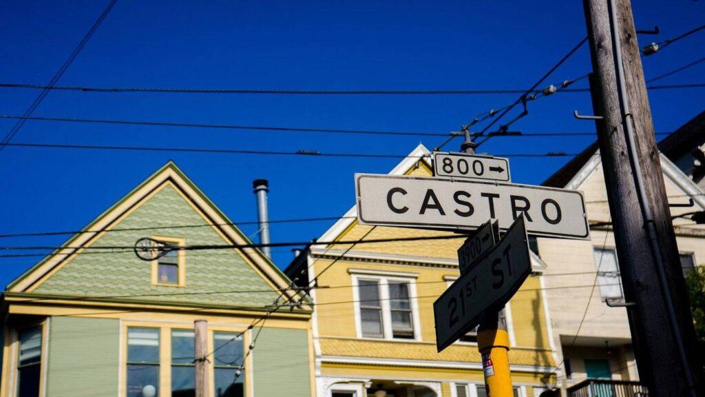 Castro Street sign in front of residential homes representing the local service area.